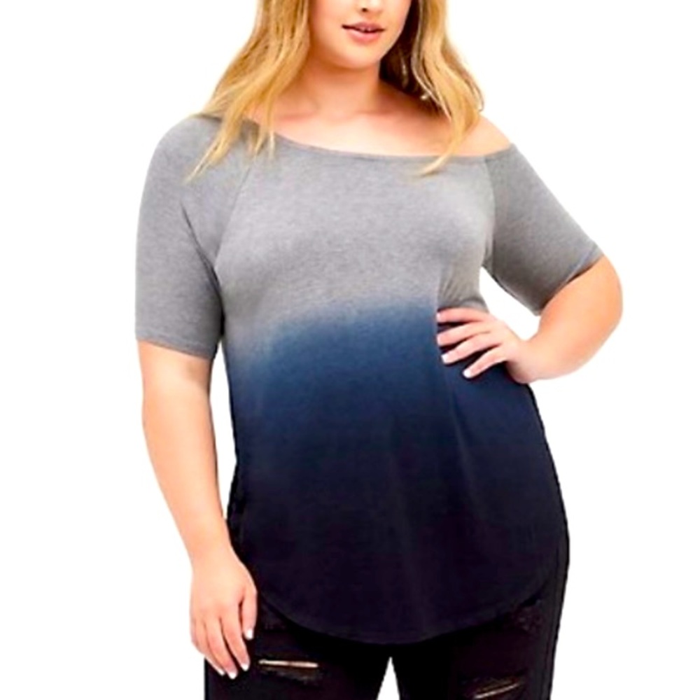 NWT Torrid Off Shoulder Tunic Tee